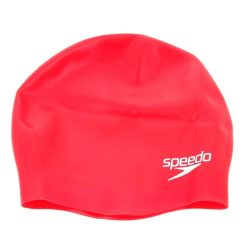 SPEEDO Bonnet De Bain Speedo Jun Moulded Sil P12 Rouge 7-489