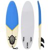 VIDAXL Planche De Surf 170 Cm Bleu Et Creme -SPEEDO SHOP unnamed file 210
