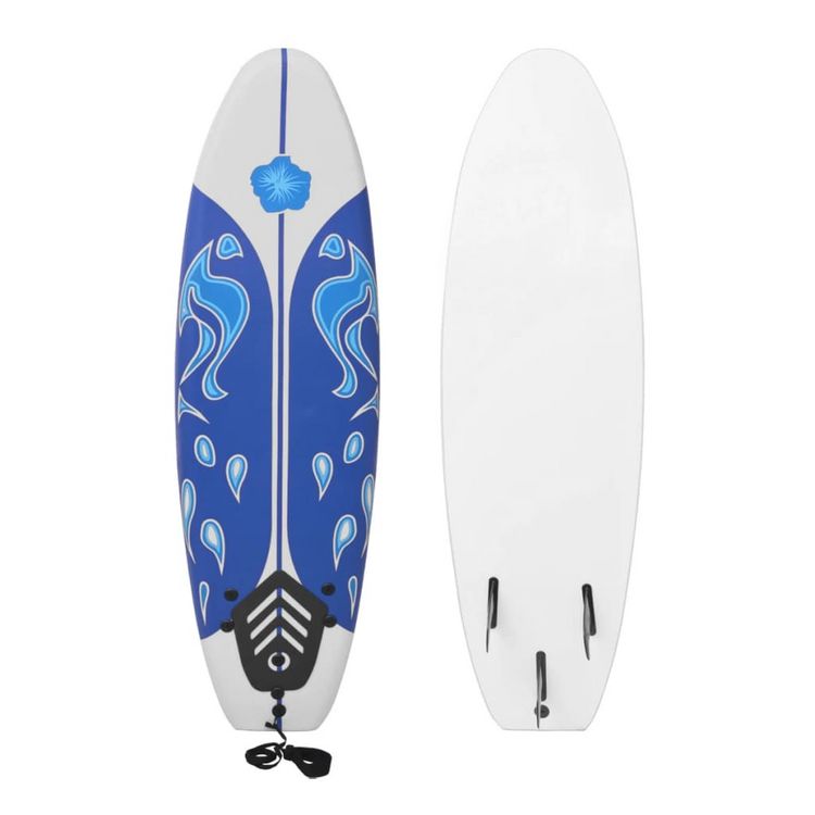 VIDAXL Planche De Surf Bleu 170 Cm 3 VIDAXL Planche De Surf Bleu 170 Cm