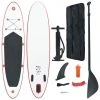 VIDAXL Ensemble De Planches SUP Gonflables Rouge Et Blanc