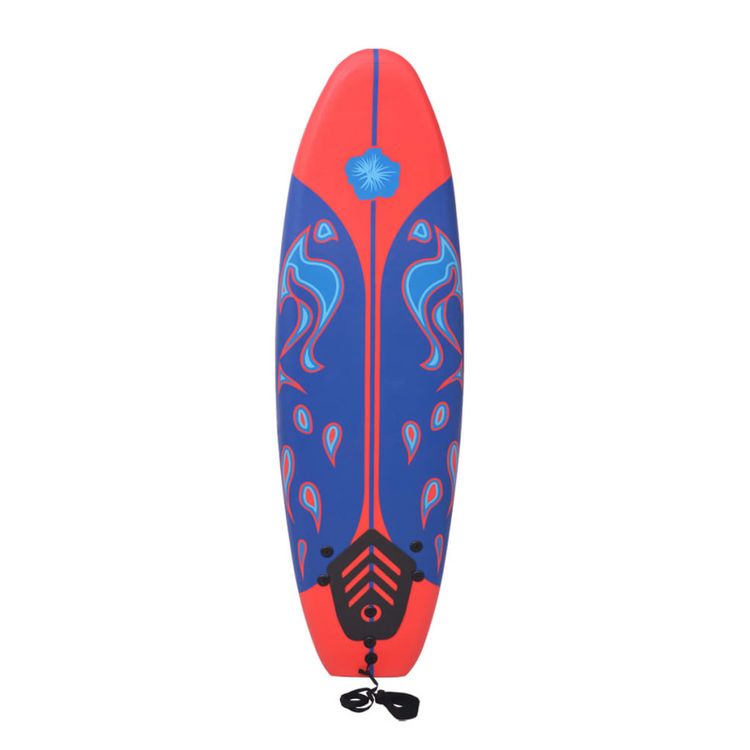 VIDAXL Planche De Surf Bleu Et Rouge 170 Cm 5 VIDAXL Planche De Surf Bleu Et Rouge 170 Cm – Image 3
