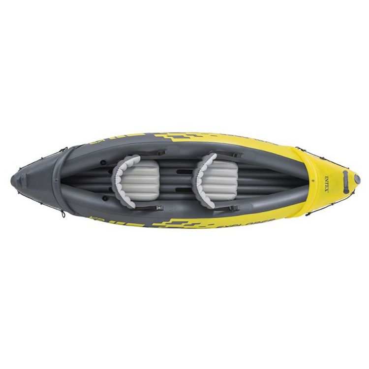 INTEX Kit Kayak Gonflable 2 Places Challenger K2 Avec Rames Et Gonfleur - Intex 4 INTEX Kit Kayak Gonflable 2 Places Challenger K2 Avec Rames Et Gonfleur - Intex â Image 2