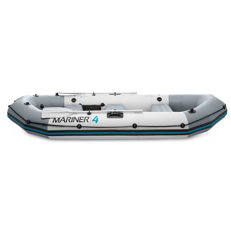 INTEX Kit Bateau Gonflable 4 Places Mariner 4 Avec Rames Et Gonfleur - Intex 5 INTEX Kit Bateau Gonflable 4 Places Mariner 4 Avec Rames Et Gonfleur - Intex – Image 3