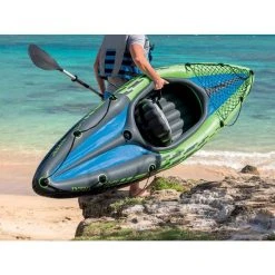 INTEX Kit Kayak Gonflable 1 Place Challenger K1 Avec Rame Et Gonfleur - Intex -SPEEDO SHOP unnamed file 379