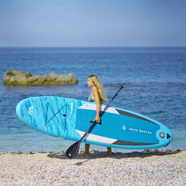 Alice's Garden Pack Stand Up Paddle Gonflable Vapor 10'4 Avec Pompe Haute Pression Double Action. Pagaie. Leash Et Sac De Rangement Inclus 4 Alice's Garden Pack Stand Up Paddle Gonflable Vapor 10'4 Avec Pompe Haute Pression Double Action. Pagaie. Leash Et Sac De Rangement Inclus – Image 2