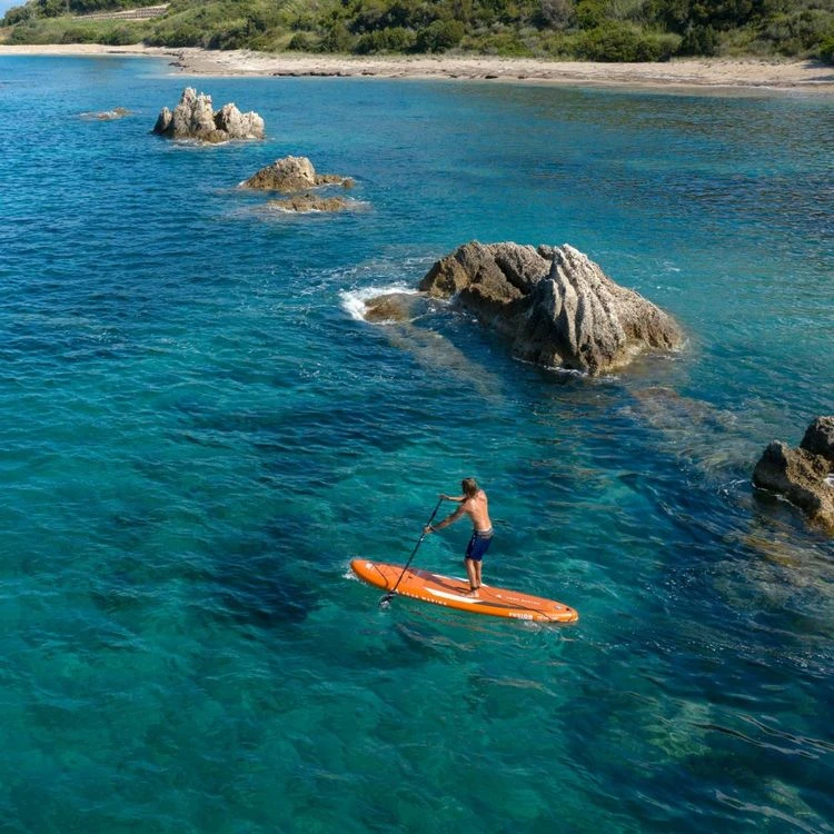 Aqua Marina Stand Up Paddle Gonflable – Atlas 12'- 15cm D'épaisseur - Pack Stand Up Paddle Gonflable (SUP) Avec Pompe Haute Pression. Pagaie. Leash Et Sac De Rangement Inclus 4 Aqua Marina Stand Up Paddle Gonflable – Atlas 12'- 15cm D'épaisseur - Pack Stand Up Paddle Gonflable (SUP) Avec Pompe Haute Pression. Pagaie. Leash Et Sac De Rangement Inclus – Image 2