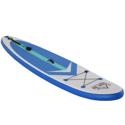 HOMCOM Stand Up Paddle Gonflable Surf Planche De Paddle Pour Adulte Dim. 320L X 80l X 15H Cm Nombreux Accessoires Fournis PVC