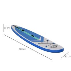 HOMCOM Stand Up Paddle Gonflable Surf Planche De Paddle Pour Adulte Dim. 320L X 80l X 15H Cm Nombreux Accessoires Fournis PVC -SPEEDO SHOP unnamed file 469