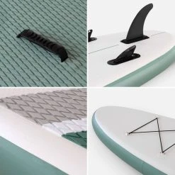 Alice's Garden Pack Stand Up Paddle Gonflable Rico 10'10 Avec Pompe Haute Pression Simple Action, Pagaie, Leash Et Sac -SPEEDO SHOP unnamed file 512