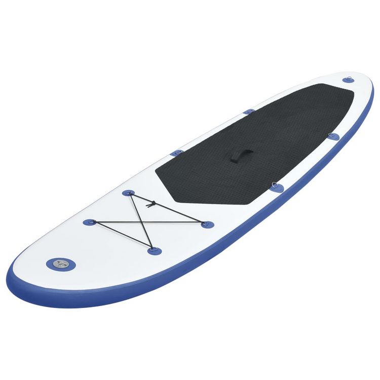VIDAXL Stand Up Paddle Planche A Rame Bleu Et Blanc 4 VIDAXL Stand Up Paddle Planche A Rame Bleu Et Blanc – Image 2