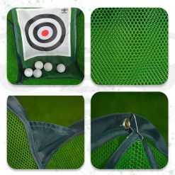 BEE GOLF Filet D'entrainement De Golf Chipping (L 50 X P 40 X H 50 Cm) Avec Cible Et Housse De Transport -SPEEDO SHOP unnamed file 543