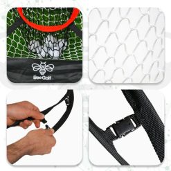 BEE GOLF Filet D'entrainement De Golf Chipping (ø 60 X P 54 X H 55 Cm) Avec Cible Et Housse De Transport -SPEEDO SHOP unnamed file 546