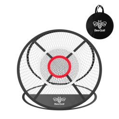 BEE GOLF Filet D'entrainement De Golf Chipping (ø 60 X P 54 X H 55 Cm) Avec 2 Cibles Et Housse De Transport