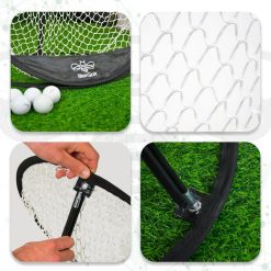 BEE GOLF Filet D'entrainement De Golf Chipping (ø 50 X P 45 X H 55 Cm) Avec Cible Et Housse De Transport -SPEEDO SHOP unnamed file 583