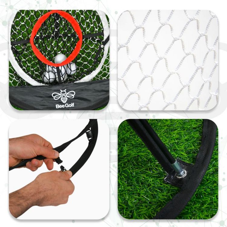 BEE GOLF Filet d'entrainement de golf chipping (ø 52 x P 53 x H 43 cm) avec 2 cibles et housse de transport BEE GOLF Filet D'entrainement De Golf Chipping (ø 52 X P 53 X H 43 Cm) Avec 2 Cibles Et Housse De Transport -SPEEDO SHOP unnamed file 589