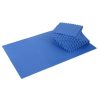 HOMCOM Tapis En Mousse De Protection Sol Tapis De Fitness 62 Cm X 62 Cm X 1 Cm Avec Bordures Tapis Puzzle 25 Pièces 9,3 M² De Surface Bleu -SPEEDO SHOP unnamed file 608