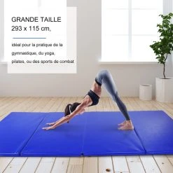 HOMCOM Tapis De Sol Gymnastique Fitness Pliable Portable Rembourrage Mousse 5 Cm Grand Confort Revêtement Synthétique Dim. 2,93L M X 1,15l M Bleu 7 HOMCOM Tapis De Sol Gymnastique Fitness Pliable Portable Rembourrage Mousse 5 Cm Grand Confort Revêtement Synthétique Dim. 2,93L M X 1,15l M Bleu -SPEEDO SHOP unnamed file 640