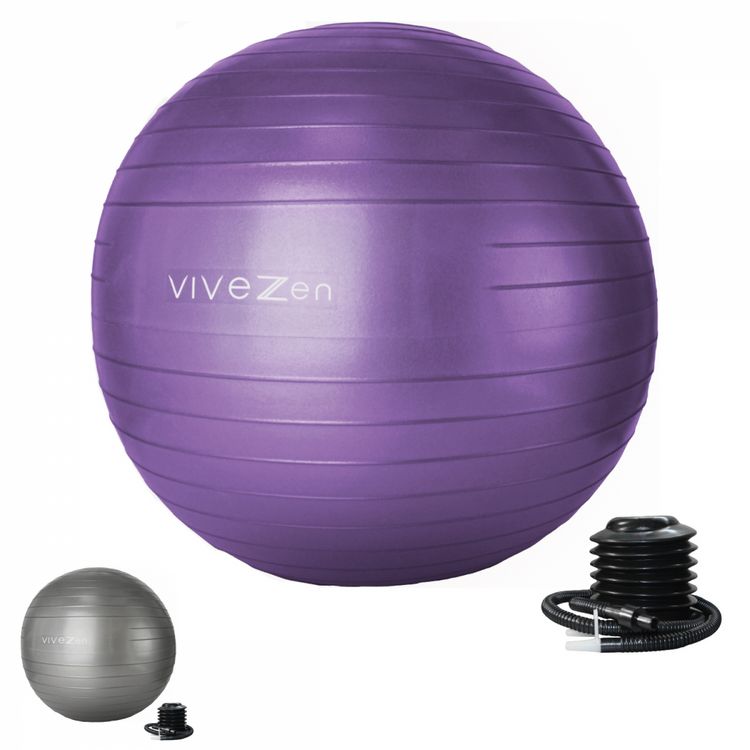 VIVEZEN Ballon de yoga, fitness, gymnastique - Diam 55 cm VIVEZEN Ballon De Yoga, Fitness, Gymnastique - Diam 55 Cm -SPEEDO SHOP unnamed file 650