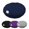 VIVEZEN Pouf, Zafu, Coussin De Méditation, Yoga - Rond - 38 X 38 X 13 Cm
