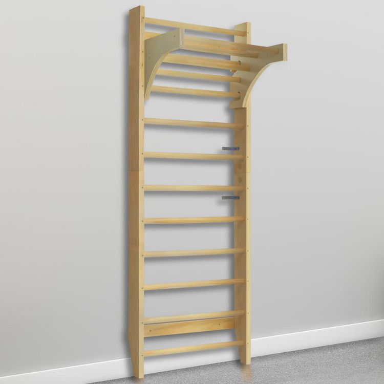 VIDAXL Barre Murale 80 X 55 X 220 Cm Bois 4 VIDAXL Barre Murale 80 X 55 X 220 Cm Bois – Image 2