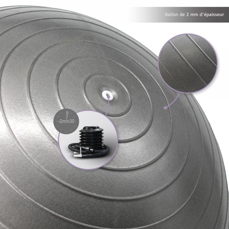 VIVEZEN Ballon de yoga, fitness, gymnastique - Diam 65 cm VIVEZEN Ballon De Yoga, Fitness, Gymnastique - Diam 65 Cm -SPEEDO SHOP unnamed file 780