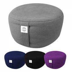 VIVEZEN Pouf, Zafu, Coussin De Méditation, Yoga - Rond - 35 X 35 X 15 Cm -SPEEDO SHOP unnamed file 839