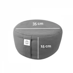 VIVEZEN Pouf, Zafu, Coussin De Méditation, Yoga - Rond - 35 X 35 X 15 Cm -SPEEDO SHOP unnamed file 841